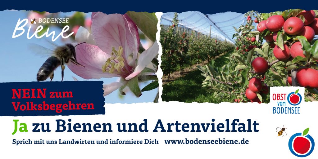 Nein zum Volksbegehren Ja zu Bienen und Artenvielfalt